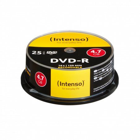Intenso compatible DVD-R 16x CB 4,7GB  25St