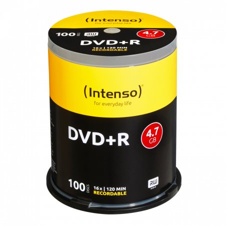 Intenso compatible DVD+R 16x CB 4,7GB 100St