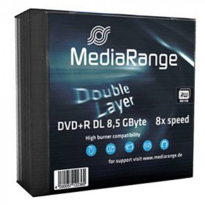 DVD+DL 8x SC 8,5GB MediaR            5St
