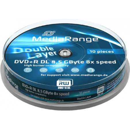 MediaRange MR466 blank DVD 8.5 GB DVD+R DL 10 pc(s)