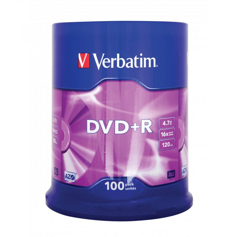 DVD+R 16x CB 4,7GB Verb            100St