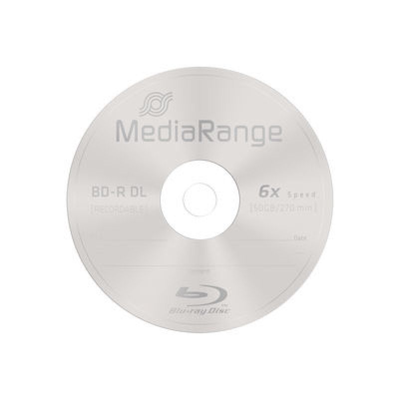 MediaRange MR508 disque vierge Blu-Ray BD-R DL 50 Go 25 pièce(s)