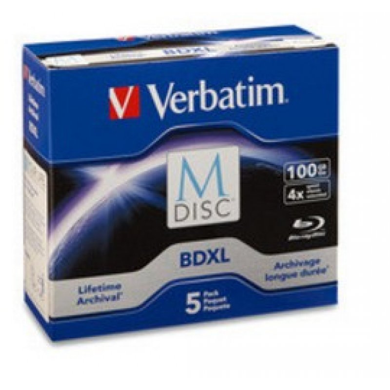 BD-R M-Disc   4x JC 100GB            5St