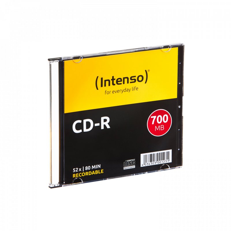 Intenso compatible CD-R  52x SC 700MB  10St