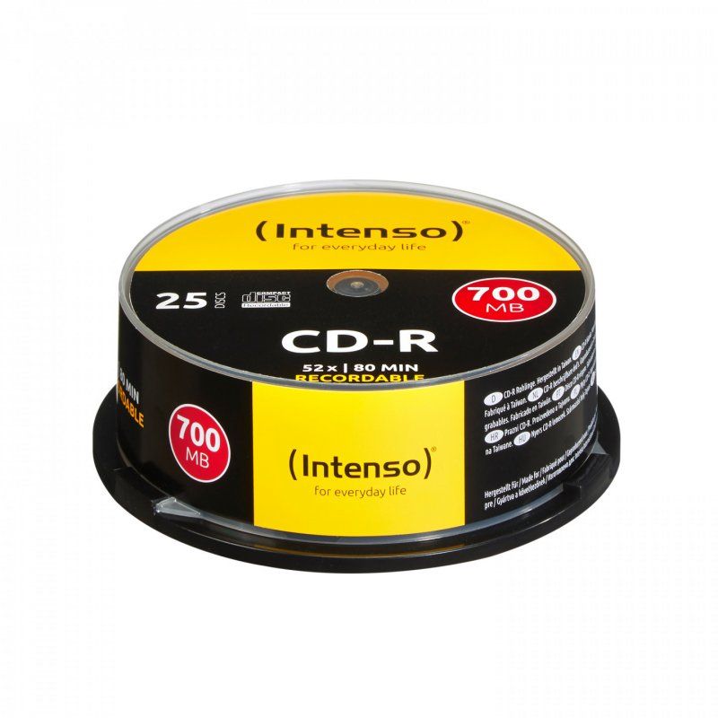 Intenso compatible CD-R  52x CB 700MB  25St