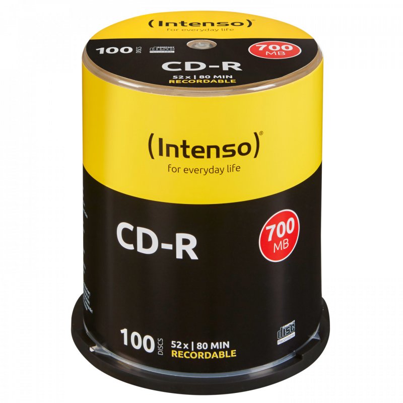 Intenso compatible CD-R  52x CB 700MB 100St