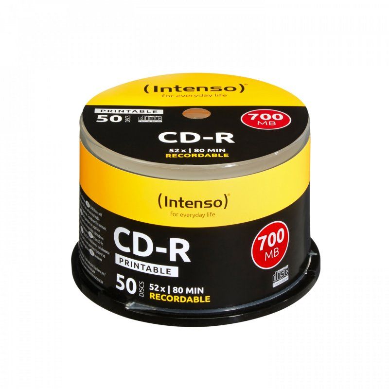 Intenso compatible CD-R  52x CB 700MB  50St Print