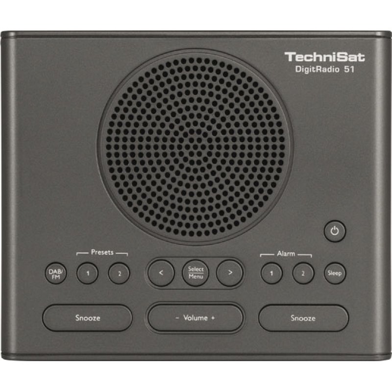TechniSat DigitRadio 51 Clock Digital Black