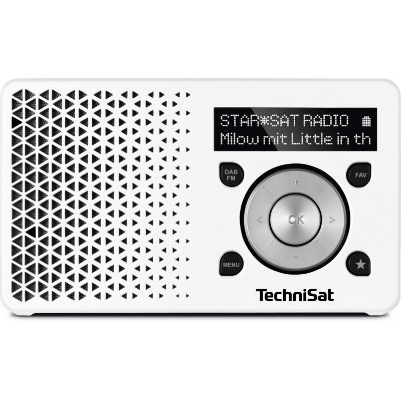 TechniSat DigitRadio 1 Portable Digital Silver, White