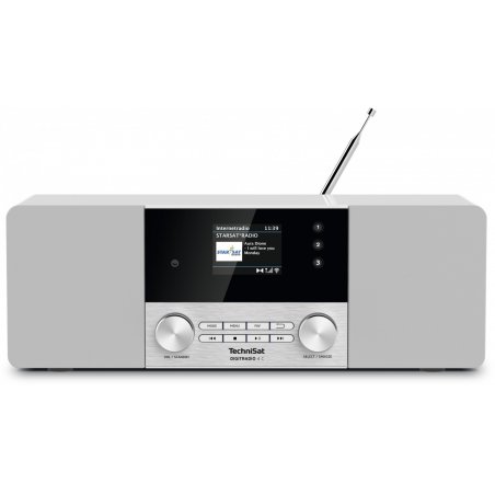 TechniSat DigitRadio 4 C Analog & digital 20 W DAB+, FM Silver MP3 playback