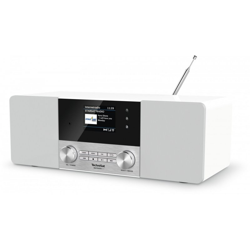 TechniSat DigitRadio 4 C Analog & digital 20 W DAB+, FM Silver MP3 playback