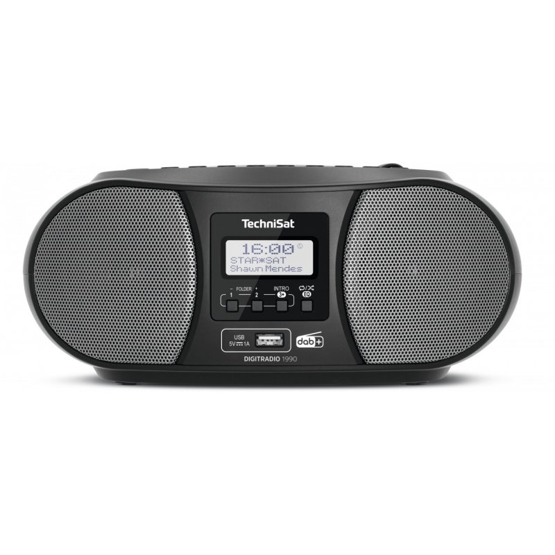 TechniSat Digitradio 1990 Portable Analog & digital Black, Grey