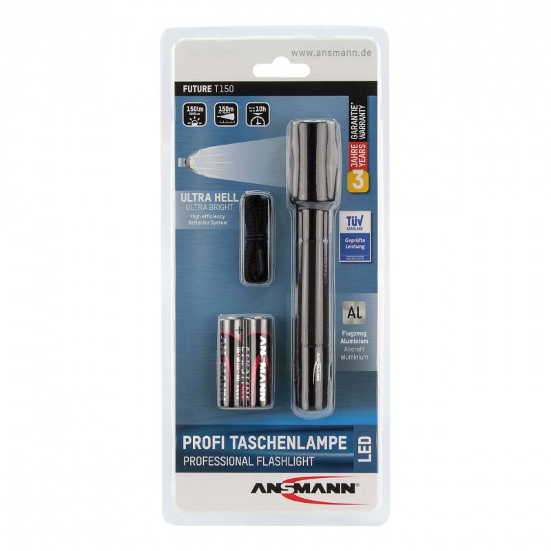 Ansm Future T150  LED-Taschenl.       bk