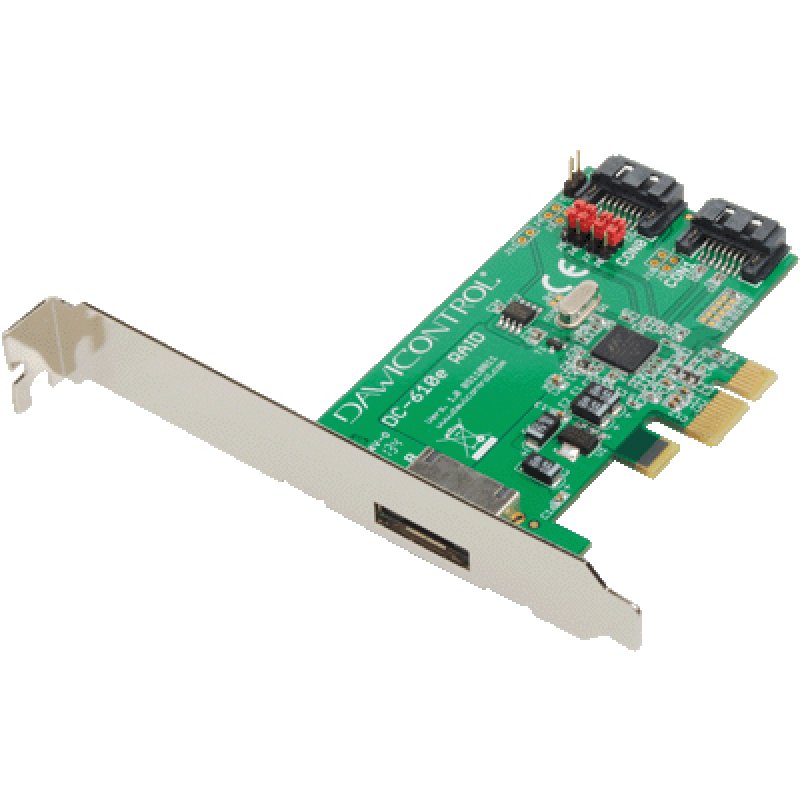 Dawicontrol DC-610e contrôleur RAID PCI Express 2.0 0,6 Gbit/s