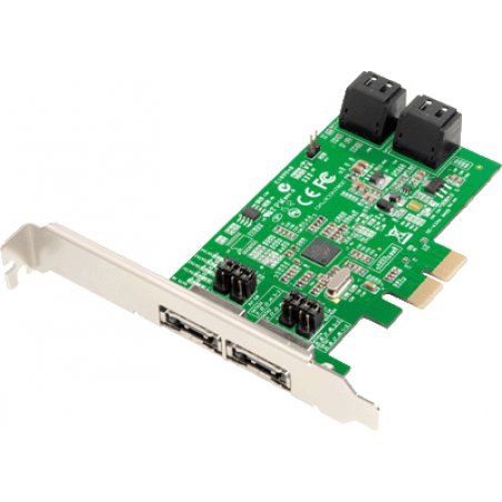 Dawicontrol DC-624E RAID contrôleur RAID PCI Express x2 2.0