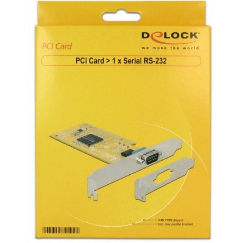 DeLOCK 89592 carte et adaptateur d'interfaces Interne RS-232
