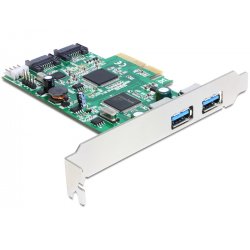DeLOCK PCIe 2xUSB3ext. 2xSATA int.
