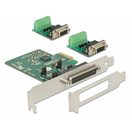 DeLOCK PCIe 2 x Seriell RS-422/485 ESD