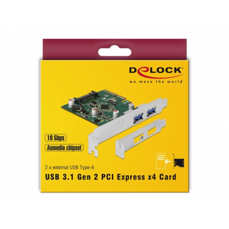 DeLOCK 90298 carte et adaptateur d'interfaces Interne USB 3.2 Gen 1 (3.1 Gen 1)