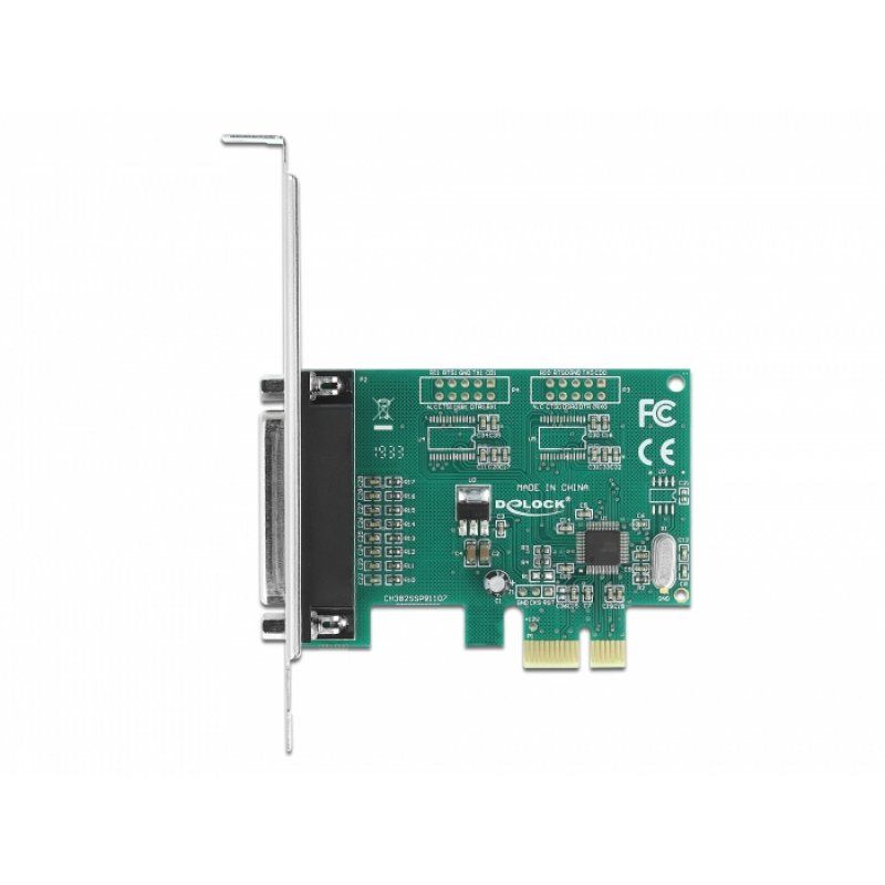 DeLOCK PCIe1xParall +LP Slotblech
