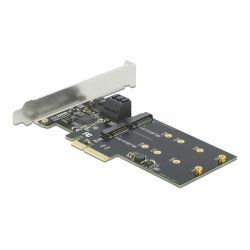 DeLOCK PCIe 3P SATA+M.2 KeyB x4 LP | 90499