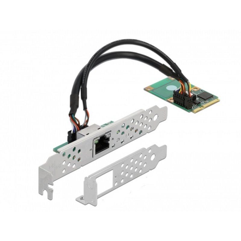 DeLOCK MiniPCIe I/O PCIe LAN 1xRJ45 i210 | 95266