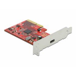 DeLOCK PCIe x41x ext. SuperS USB/USB-C | 20 Gbps / USB Type-C Bu -3 A