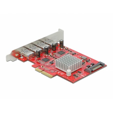 DeLOCK PCIe x44x ext. USB 10Gbp USB-A | 90481
