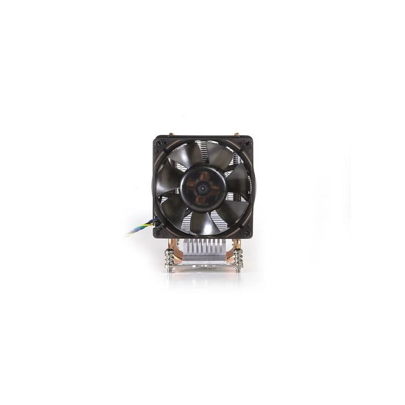 Inter-Tech A-19 Processor Cooler 8 cm Aluminium, Black