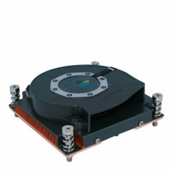Inter-Tech R-16 Processeur Refroidisseur 8 cm Noir, Cuivre