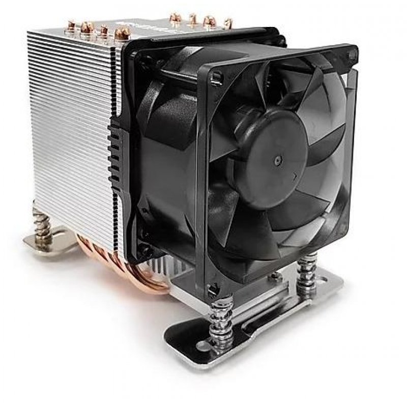 Inter-Tech A-35 Processor Cooler 8 cm Aluminium, Black