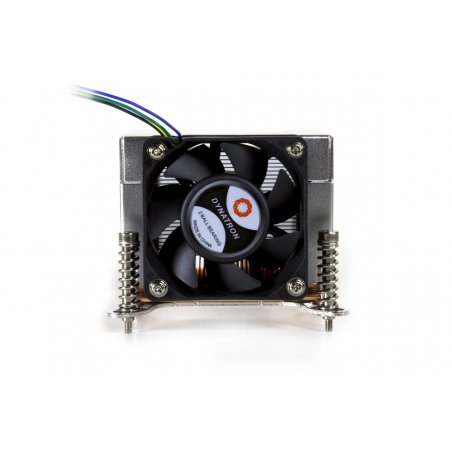 Dynatron K666R1 computer cooling system Processor Air cooler 6 cm Aluminium, Black 1 pc(s)
