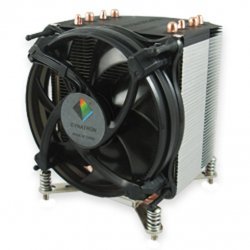 Inter-Tech K-17 Processor Cooler 9.2 cm Aluminium, Black