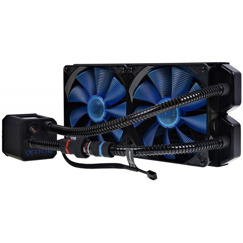 Alphacool Eisbaer 280 CPU Processeur Refroidisseur de liquide tout-en-un 14 cm Noir