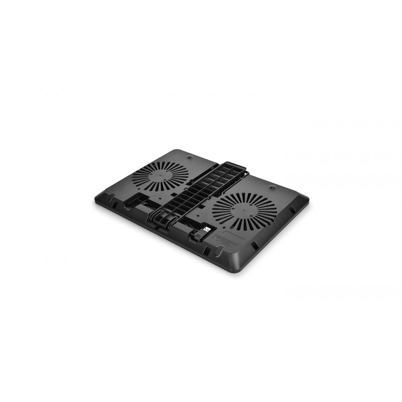 DeepCool U PAL notebook cooling pad 39.6 cm (15.6") 1000 RPM Black