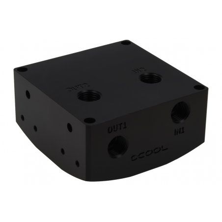 Alphacool compatible Eisdecke D5 -Black Acetal G1/4 | 1011347