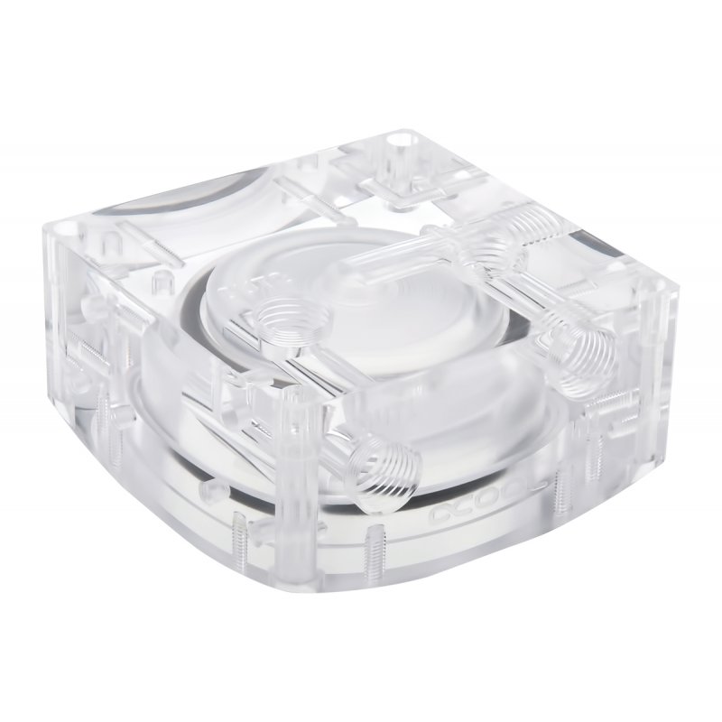 Alphacool compatible Eisdecke D5 -Black Plexi G1/4 | 1011348