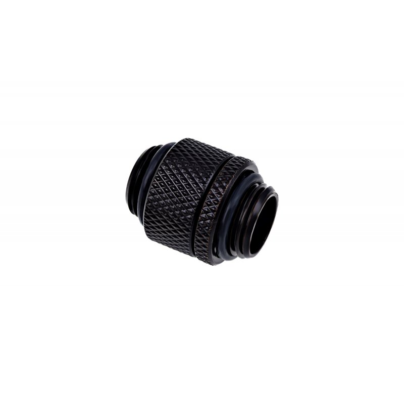 Alphacool compatible Eiszapfen Doppelnippel dreh bk | G1/4 AG auf G1/4 AG - 1011173