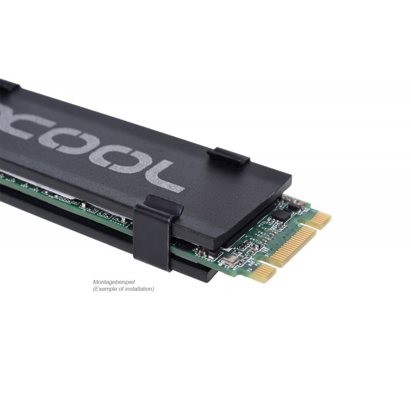 Alphacool compatible HDX - M.2 SSD M01 - 80mm    bk | 1012609
