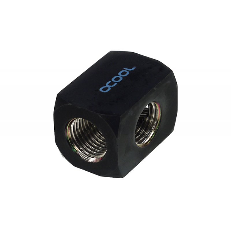 Alphacool compatible HF Anschlusster. TEE T-St.G1/4 | Deep Black  - 64207