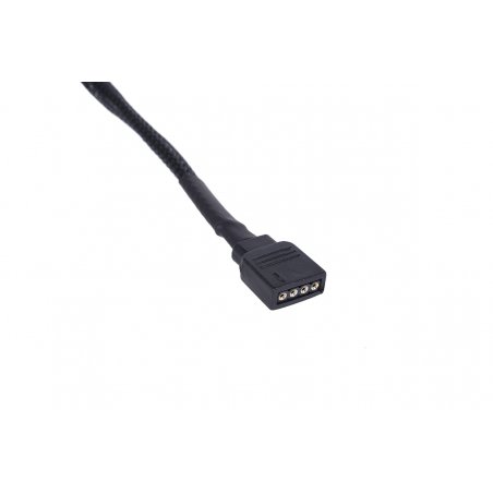 Alphacool compatible Y-Kabel RGB 4pol auf 3x 4pol | 60cm inkl. Stecker - Schwarz   1013985