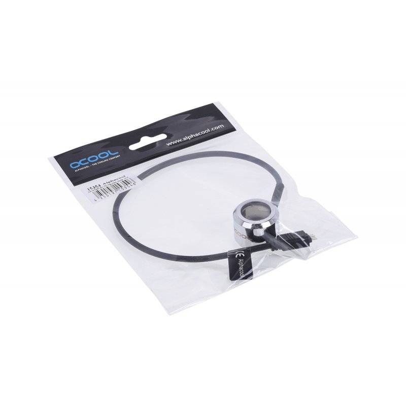 Alphacool compatible Aurora HT LED Ring 16mm RGB | Chrome - 1015486