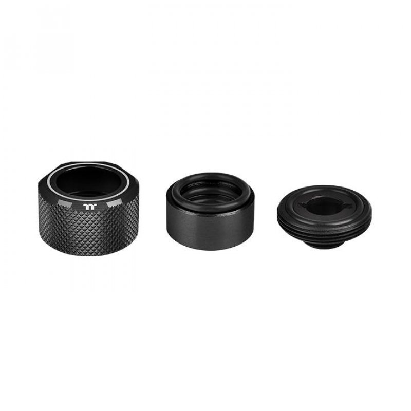 tt Pacific C-Pro G1/4 PETG OD    16mm bk | OD 6 Pack