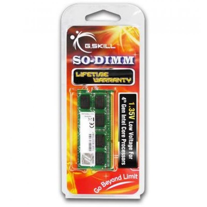 G.Skill 4GB DDR3-1600 module de mémoire 4 Go 1 x 4 Go 1600 MHz
