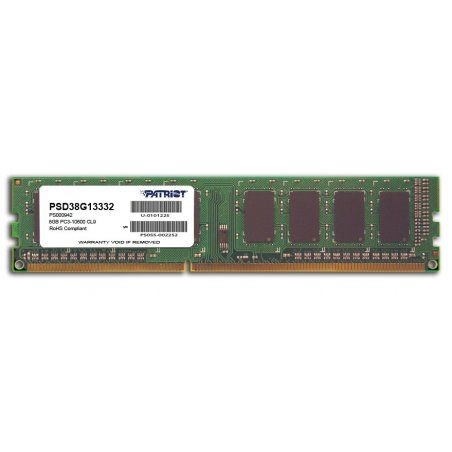 Patriot Memory 8GB PC3-10600 module de mémoire 8 Go 1 x 8 Go DDR3 1333 MHz