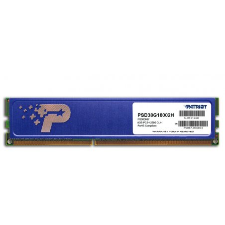 Patriot Memory DDR3 8GB PC3-12800 (1600MHz) DIMM memory module 2 x 4 GB 1500 MHz