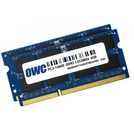 OWC OWC1333DDR3S08S memory module 8 GB 2 x 4 GB DDR3 1333 MHz