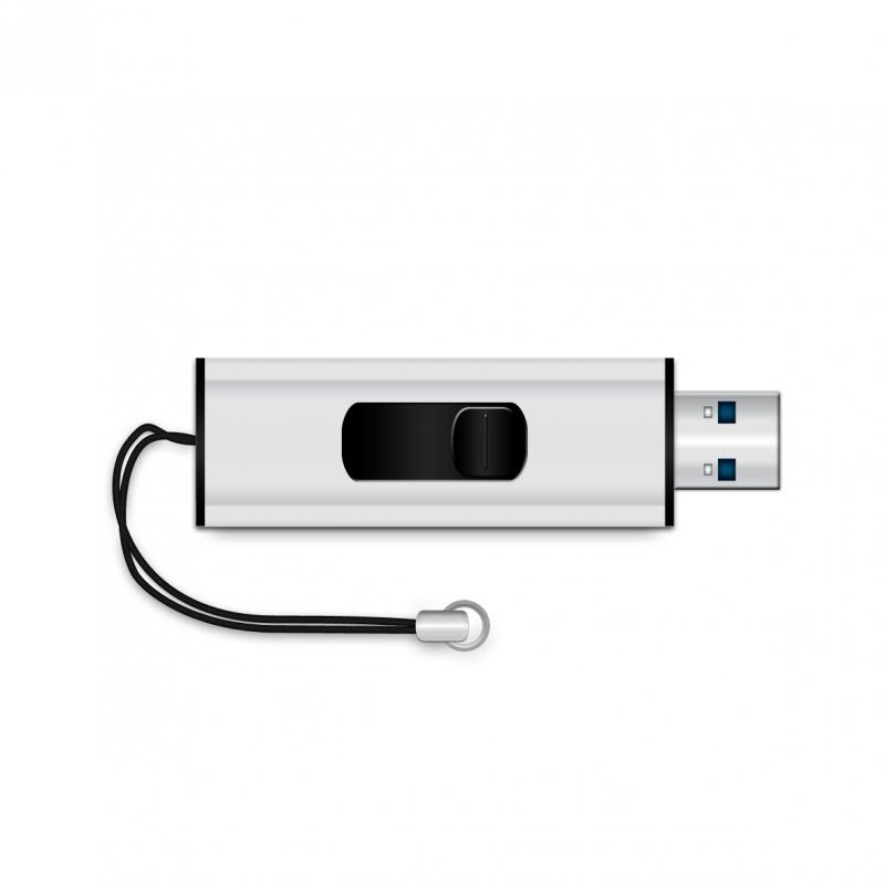MediaRange MR914 lecteur USB flash 8 Go USB Type-A 3.2 Gen 1 (3.1 Gen 1) Noir, Argent