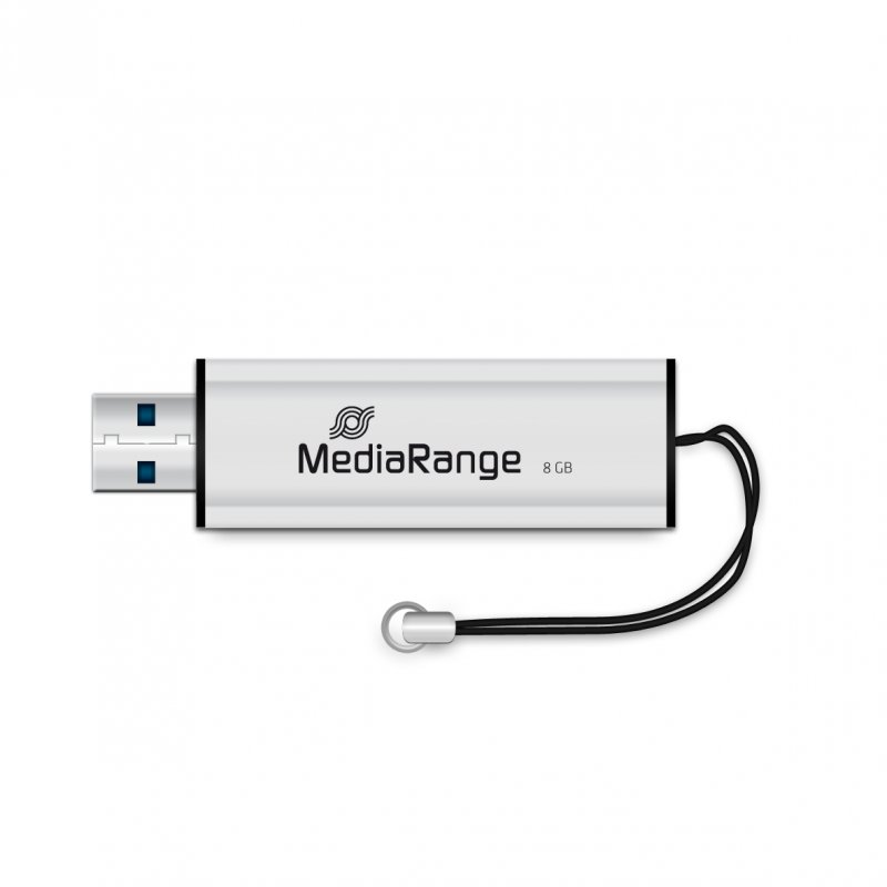 Mediarange Flash-Drive 8GB      sr/bk U3 | MR914