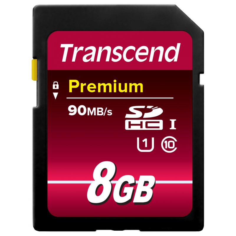 SD     8GB 20/45 Cl.10SDHC UHSI Prem TRC